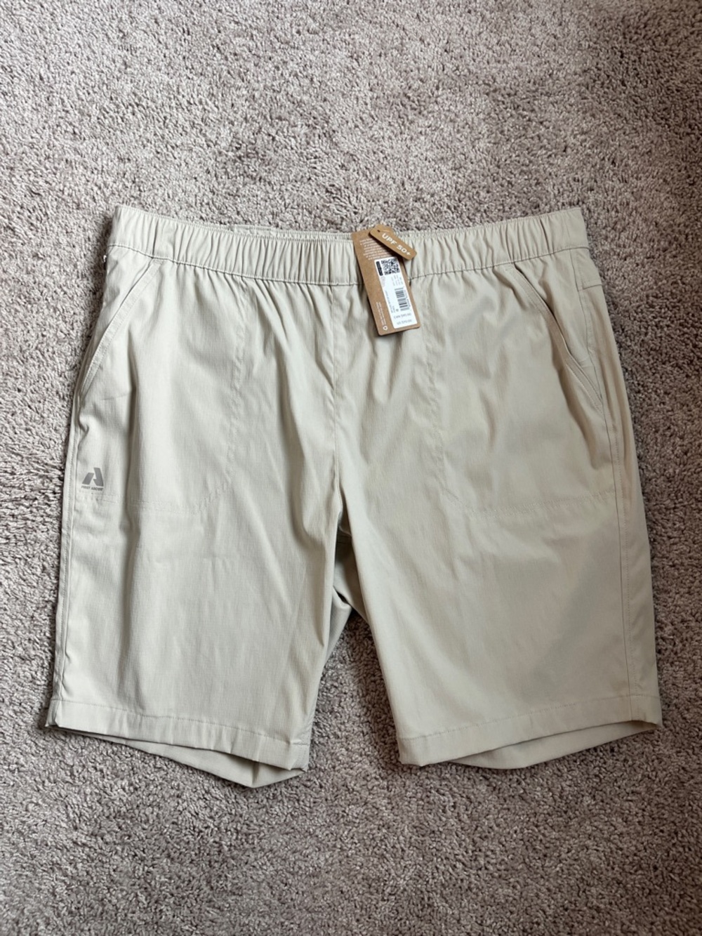 Eddie Bauer guide ripstop shorts khaki new nwt